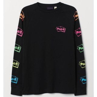 エイチアンドエム(H&M)のH&M post it ロンT Sサイズ(Tシャツ/カットソー(七分/長袖))