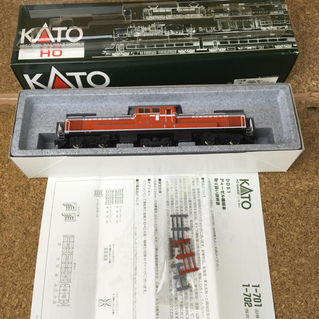 KATO`(カトー)のKATO HOゲージ DD51 暖地形 1-702 鉄道模型 ディーゼル機関車 エンタメ/ホビーのおもちゃ/ぬいぐるみ(鉄道模型)の商品写真