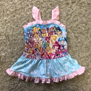 バンダイ(BANDAI)の【お値下げ】プリキュアオールスターズ ワンピース水着 サイズ100(水着)