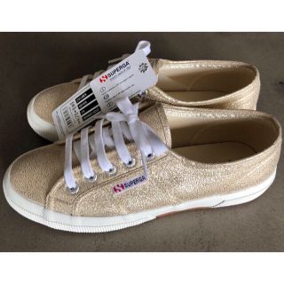 スペルガ(SUPERGA)のSuperga 2750 Gold Lame(スニーカー)