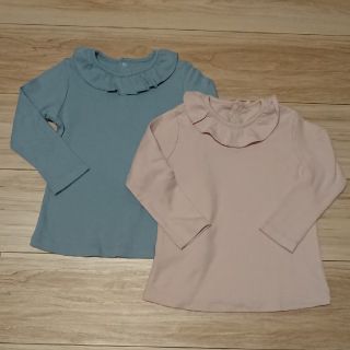 ユニクロ(UNIQLO)のユニクロ 90 女の子 カットソー 長袖(Tシャツ/カットソー)