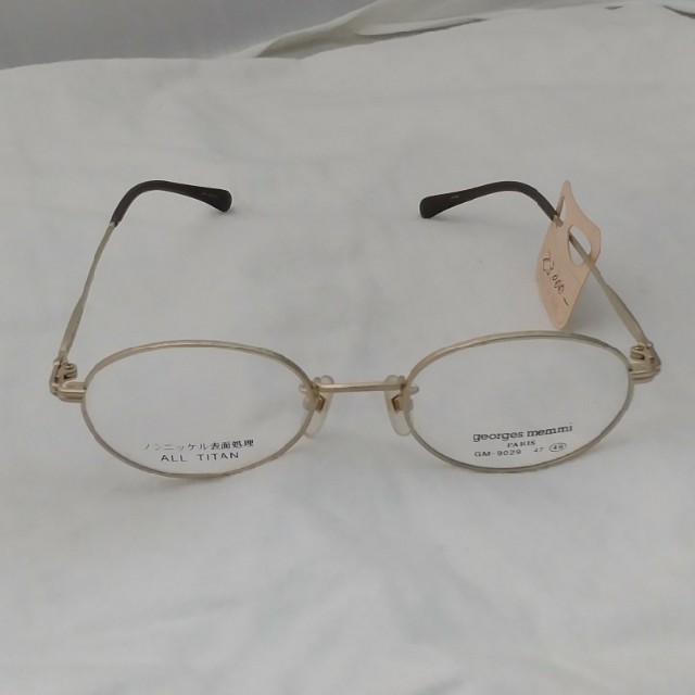 GEORGES MEMMI チタン眼鏡フレーム レディースのファッション小物(サングラス/メガネ)の商品写真