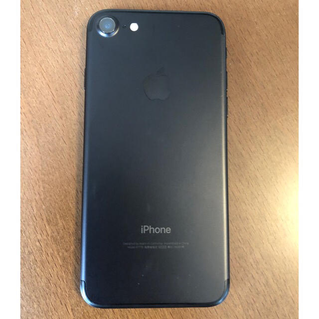 【美品】iPhone7 black 128GBスマートフォン/携帯電話