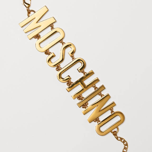 H&M(エイチアンドエム)のh&m モスキーノ コラボ ゴールド メッキ ネックレス レディースのアクセサリー(ネックレス)の商品写真