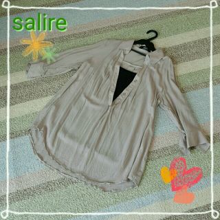 サリア(salire)の【新品】salire＊シャツブラウス＊M(シャツ/ブラウス(長袖/七分))