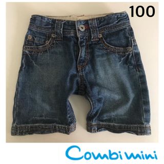 コンビミニ(Combi mini)のコンビミニ デニムハーフパンツ 100㎝(パンツ/スパッツ)