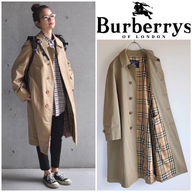 BURBERRY - オールドバーバリー 裏ノバチェック バルマカーンコート オーバーサイズの通販 by Rinnel's shop