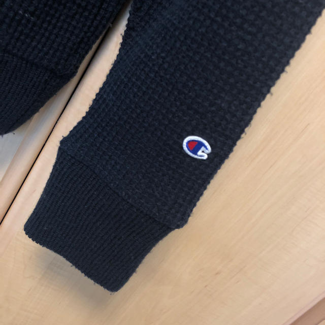 Champion(チャンピオン)のチャンピオン ニット ネイビー レディースのトップス(ニット/セーター)の商品写真