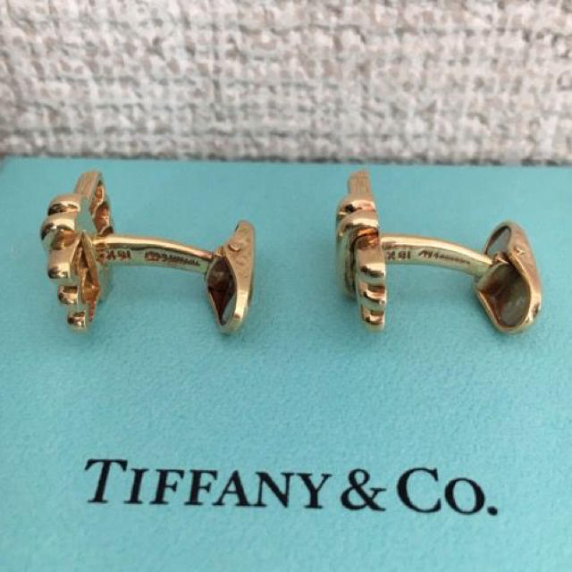 Tiffany & Co. - ティファニー ゴールド カフス カフリンクス K18YG 13.9gの通販 by やどかり's shop
