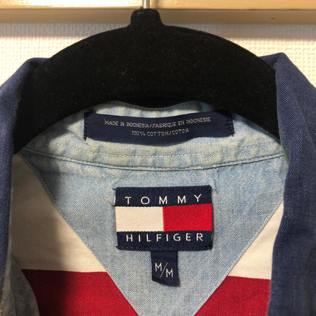 TOMMY HILFIGER(トミーヒルフィガー)の【旧ロゴ】tommy hilfiger シャツ ストライプ メンズのトップス(シャツ)の商品写真