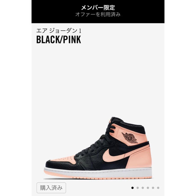 NIKE(ナイキ)のNIKE AJ1 RETRO HIGH OG CRIMSON TINT  メンズの靴/シューズ(スニーカー)の商品写真