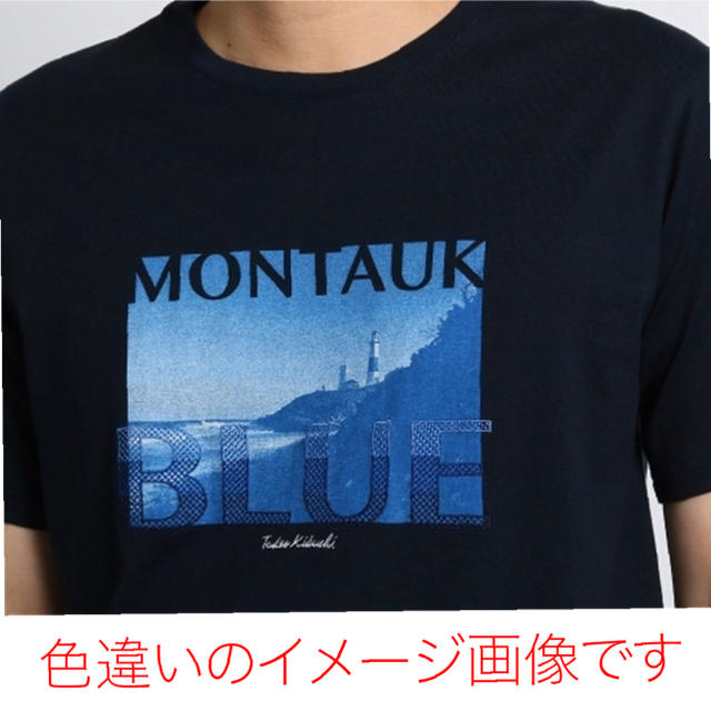 TAKEO KIKUCHI(タケオキクチ)の新品 刺繍入りTAKEO KIKUCHI MONTAUK BLUE Tシャツ  メンズのトップス(Tシャツ/カットソー(半袖/袖なし))の商品写真