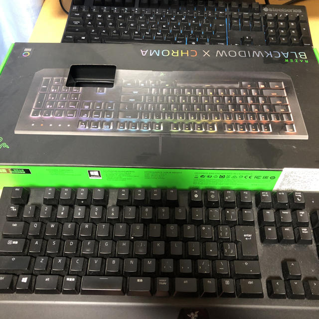 LAZER(レイザー)のRazer キーボード blackwidow x Chroma スマホ/家電/カメラのPC/タブレット(PC周辺機器)の商品写真