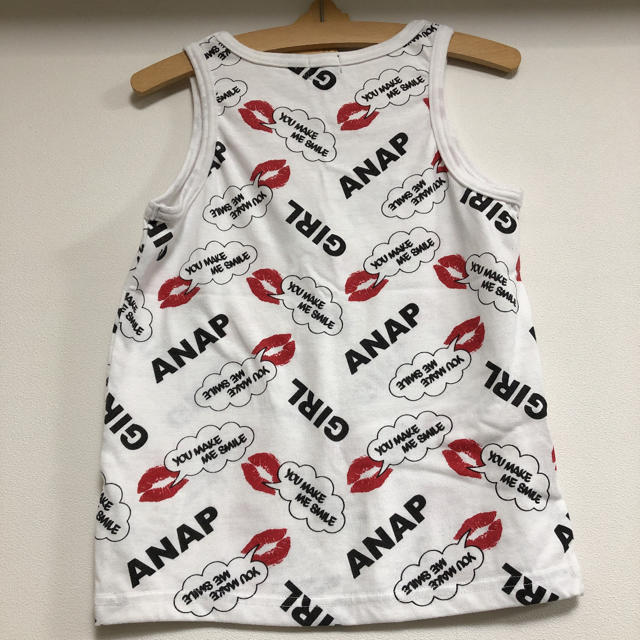 ANAP(アナップ)のANAP GIRLタンクトップ キッズ/ベビー/マタニティのキッズ服女の子用(90cm~)(Tシャツ/カットソー)の商品写真