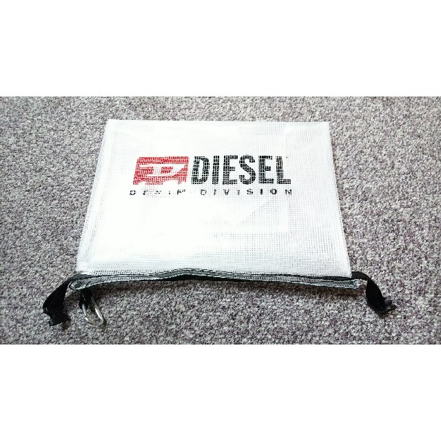 DIESEL(ディーゼル)の【新品未使用・非売品】DIESEL クリアタープバッグ メンズのバッグ(セカンドバッグ/クラッチバッグ)の商品写真