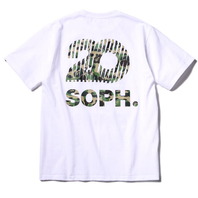 SOPH(ソフ)のステッカー2枚付 SOPH.20 BAPE HEAD TEE Mサイズ メンズのトップス(Tシャツ/カットソー(半袖/袖なし))の商品写真