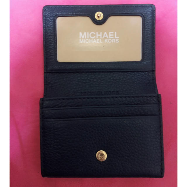 Michael Kors(マイケルコース)の5%OFFクーポン使えます！美品 マイケルコース 名刺入れ＆コインケース レディースのファッション小物(名刺入れ/定期入れ)の商品写真