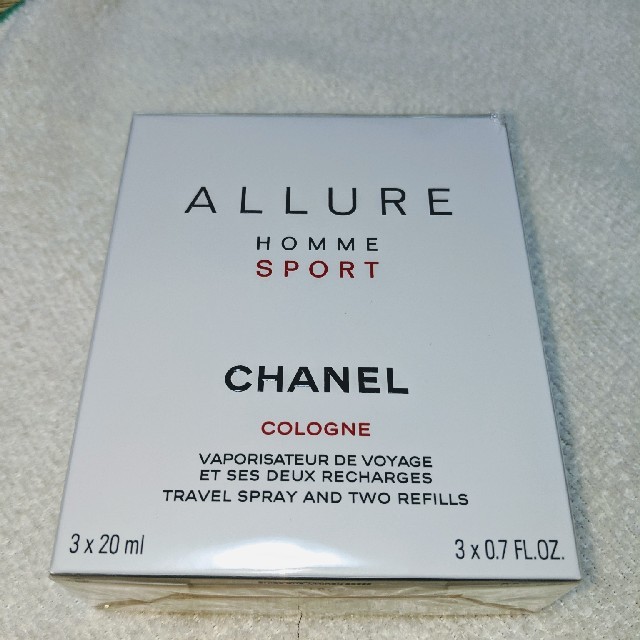 CHANEL(シャネル)のアリュール　オム　スポーツ　コローニュ　トラベルスプレイ（オードゥトワレット） コスメ/美容の香水(香水(男性用))の商品写真