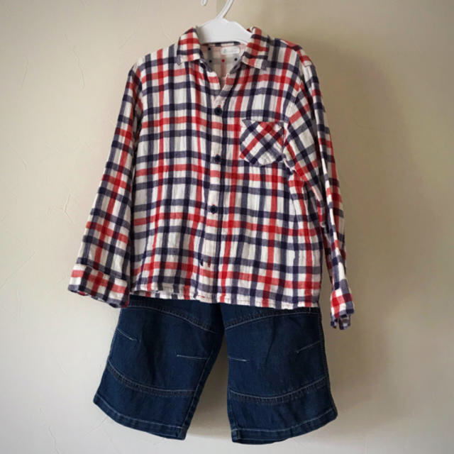 Combi mini(コンビミニ)のコンビミニ    ガーゼ生地  シャツ キッズ/ベビー/マタニティのキッズ服男の子用(90cm~)(ブラウス)の商品写真