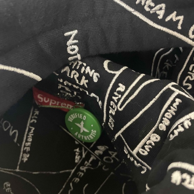 Supreme(シュプリーム)のM Gonz Embroidered Map Hooded Sweatshirt メンズのトップス(パーカー)の商品写真