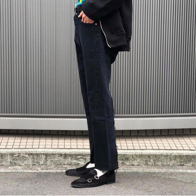 UNUSED(アンユーズド)のOLD PARK SLIM FLARE JEANS オールドパーク デニムパンツ メンズのパンツ(デニム/ジーンズ)の商品写真