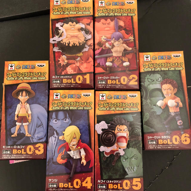 ワンピース コレクタブル BATTLE OF LUFFY 全6種