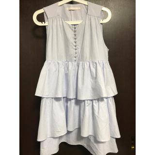 ザラ(ZARA)のZARA ロングシャツ Ｍ  チュニック ワンピ(チュニック)