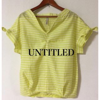 アンタイトル(UNTITLED)のUNTITLED✨リボン袖 ブラウス(シャツ/ブラウス(半袖/袖なし))