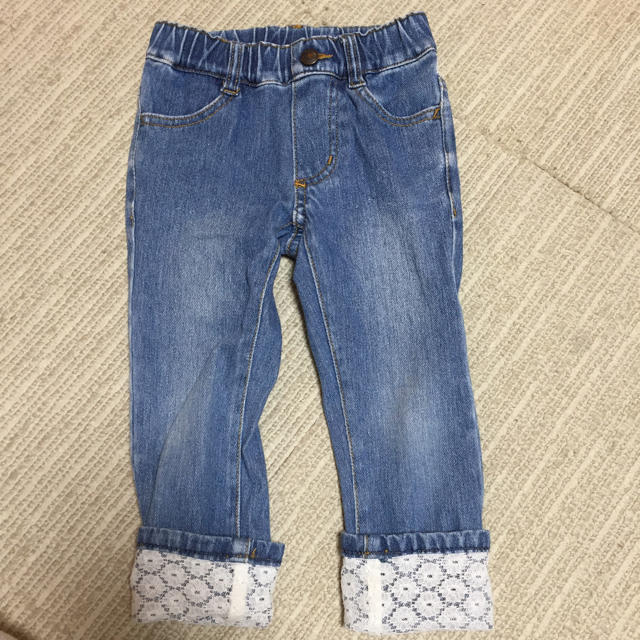 hakka kids(ハッカキッズ)のハッカキッズ デニム 100 キッズ/ベビー/マタニティのキッズ服女の子用(90cm~)(パンツ/スパッツ)の商品写真