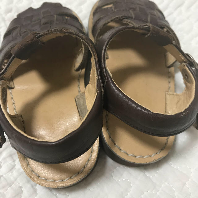 Caramel baby&child (キャラメルベビー&チャイルド)のleather sandal キッズ/ベビー/マタニティのベビー靴/シューズ(~14cm)(サンダル)の商品写真