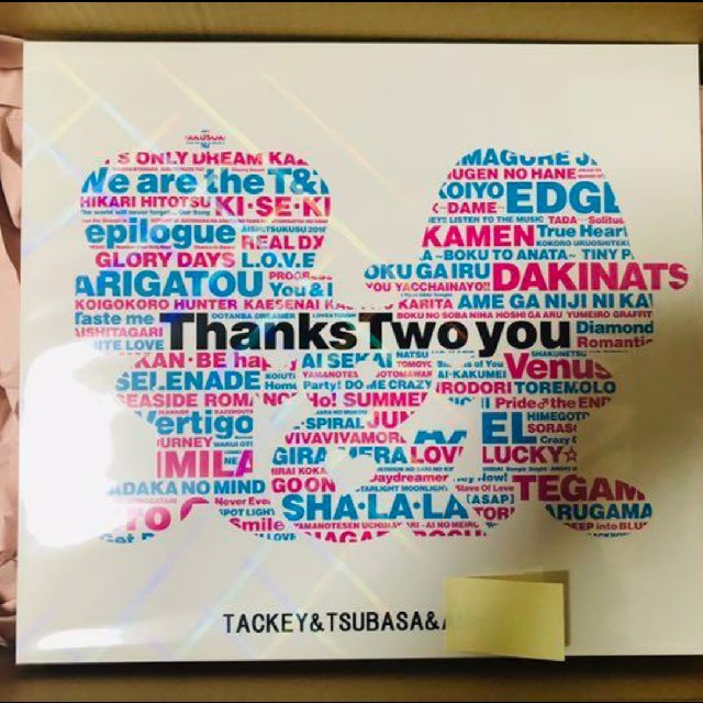 タッキー＆翼(タッキーアンドツバサ)のタッキー&翼 Thanks two you エンタメ/ホビーのタレントグッズ(アイドルグッズ)の商品写真