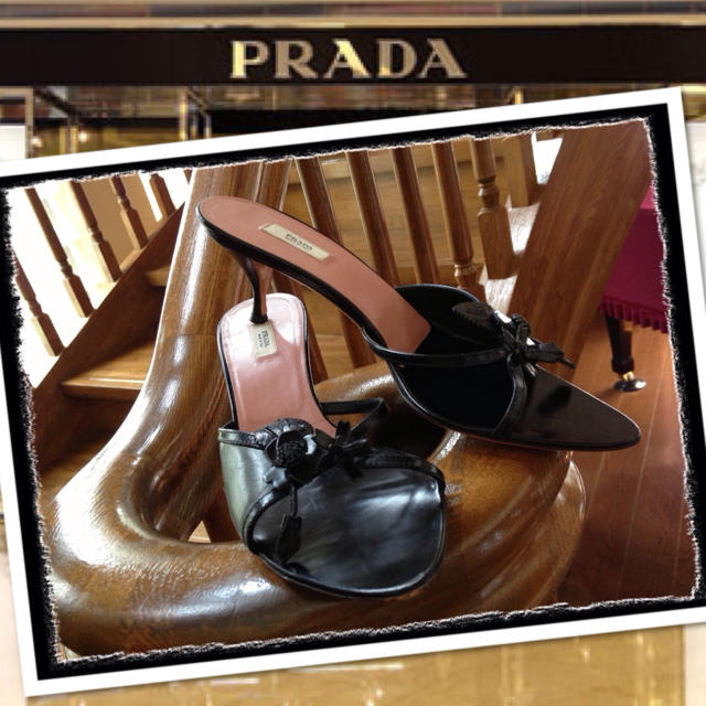 PRADA(プラダ)のMy私物🙈、よかったらPRＡＤＡ👡 レディースの靴/シューズ(サンダル)の商品写真