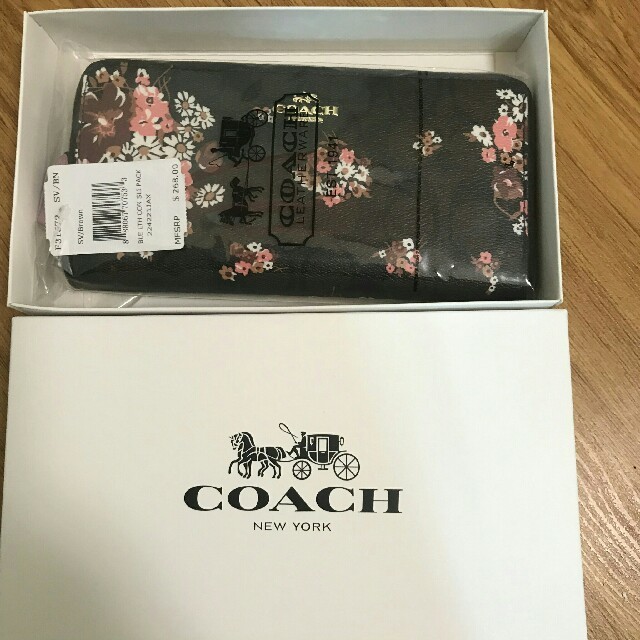 COACH(コーチ)のコーチ長財布 レディース 花柄 レディースのファッション小物(財布)の商品写真