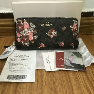 コーチ(COACH)のコーチ長財布 レディース 花柄(財布)