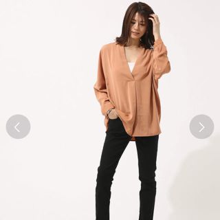 アズールバイマウジー(AZUL by moussy)のドロップショルダースキッパーシャツ(シャツ/ブラウス(長袖/七分))