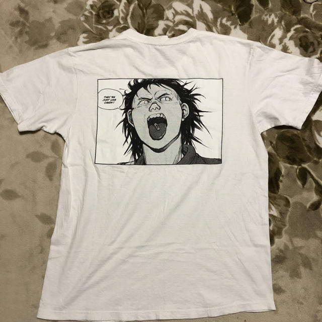 Supreme 17aw pill AKIRA アキラ tシャツ tee m 白