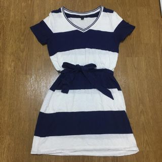 トミーヒルフィガー(TOMMY HILFIGER)のtommy hilfiger  ボーダーワンピース(ひざ丈ワンピース)