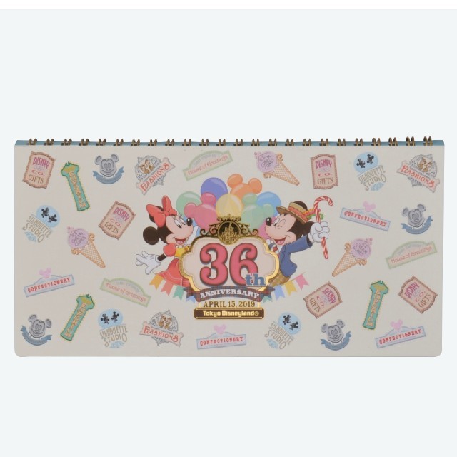 Disney(ディズニー)のディズニー36周年 ノート インテリア/住まい/日用品の文房具(ノート/メモ帳/ふせん)の商品写真