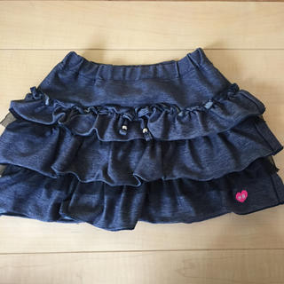 ホットビスケッツ(HOT BISCUITS)のHot Biscuits☆フリルデニム風スカート 100cm(スカート)