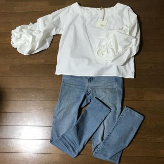 新品未使用 ふわふわトップス(Tシャツ(半袖/袖なし))