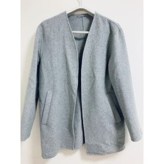 ザラ(ZARA)の定価12800 美品 ZARA スプリングコート グレー S(チェスターコート)