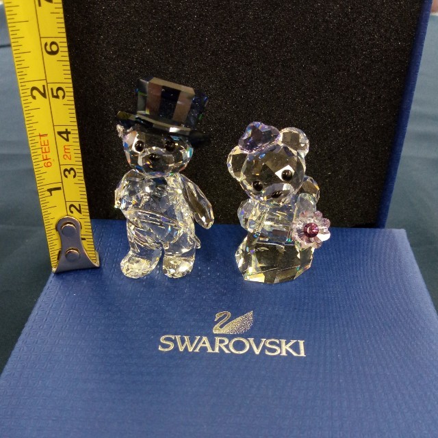 最安値お得 SWAROVSKI - SWAROVSKI スワロフスキー ベア ペアセットの