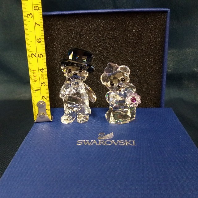最安値お得 SWAROVSKI - SWAROVSKI スワロフスキー ベア ペアセットの
