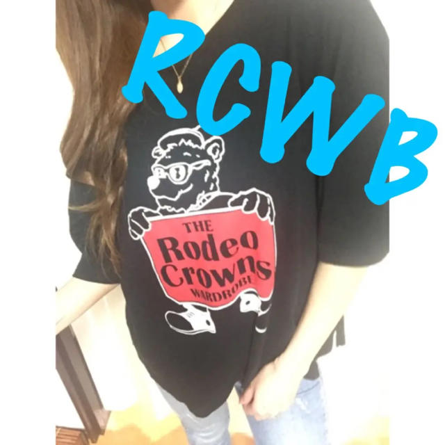 RODEO CROWNS(ロデオクラウンズ)のロデオ♡ゆったり♡プルTシャツ♡ レディースのトップス(Tシャツ(半袖/袖なし))の商品写真