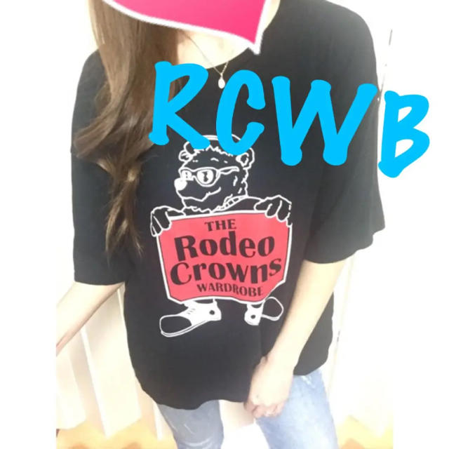 RODEO CROWNS(ロデオクラウンズ)のロデオ♡ゆったり♡プルTシャツ♡ レディースのトップス(Tシャツ(半袖/袖なし))の商品写真