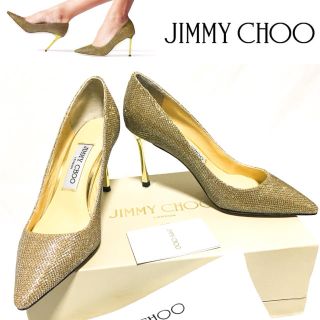 ジミーチュウ(JIMMY CHOO)のJIMMY CHOO❤️LOVE85❤️グリッターファブリック♡レア色‼️(ハイヒール/パンプス)