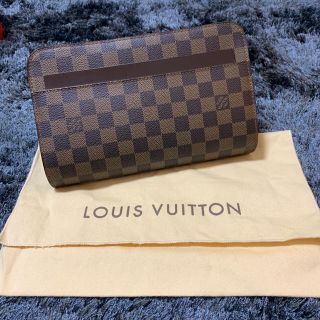 ルイヴィトン(LOUIS VUITTON)の【美品】ルイヴィトン ダミエ サンルイ(クラッチバッグ)