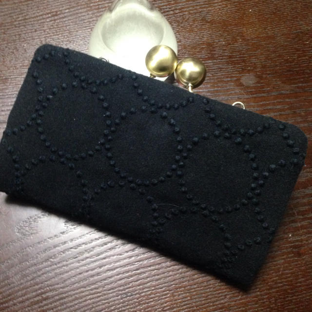 ミナペルホネン  がま口  ハンドメイド ハンドメイドのファッション小物(財布)の商品写真