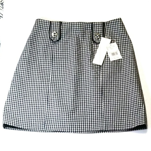 Lily Brown - リリーブラウン ギンガムチェック スカート 色:白×黒 サイズ:1の通販 by Shop モフモフ｜リリーブラウンならラクマ