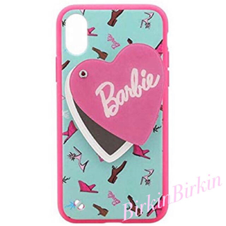 バービー(Barbie)のBarbie Design★iPhoneX/XS ケース★スライド式ハートミラー(iPhoneケース)